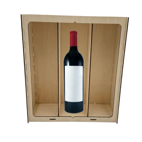 Personalizowane pudełko drewniane na wino i szklanki – idealny prezent na każdą okazję